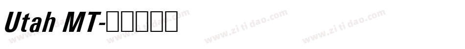 Utah MT字体转换